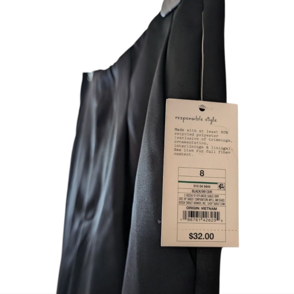 *Final Price Drop* A New Day NWT Black Satin Trousers Sz 8 - Picture 4 of 10